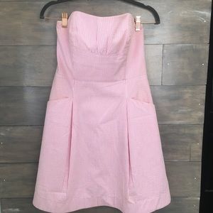 Lilly Pulitzer Pink Seersucker Dress